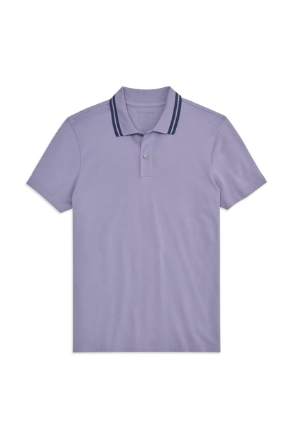 SILVER Pique Polo