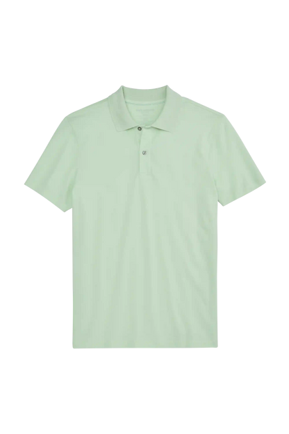 SILVER Pique Polo