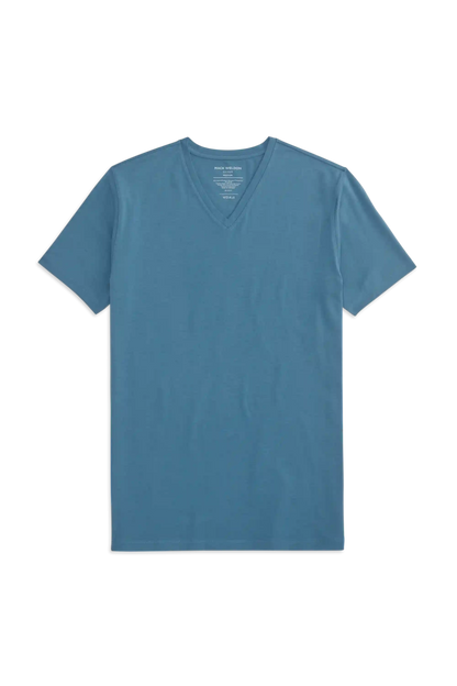 SILVER V-Neck T-Shirt