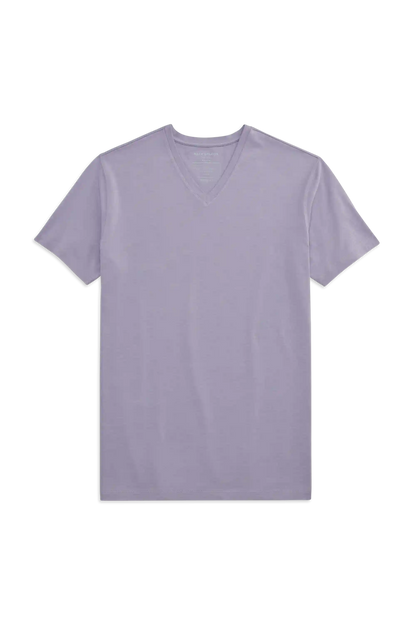 SILVER V-Neck T-Shirt
