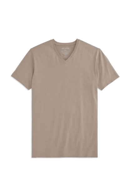 SILVER V-Neck T-Shirt