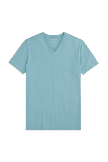 SILVER V-Neck T-Shirt