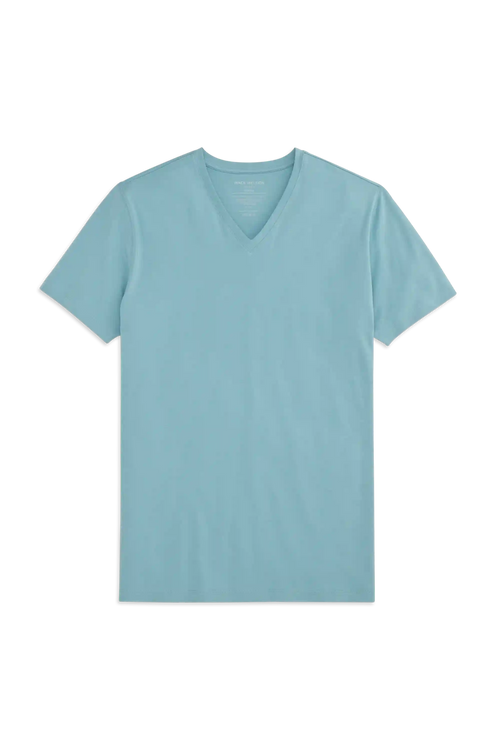 SILVER V-Neck T-Shirt