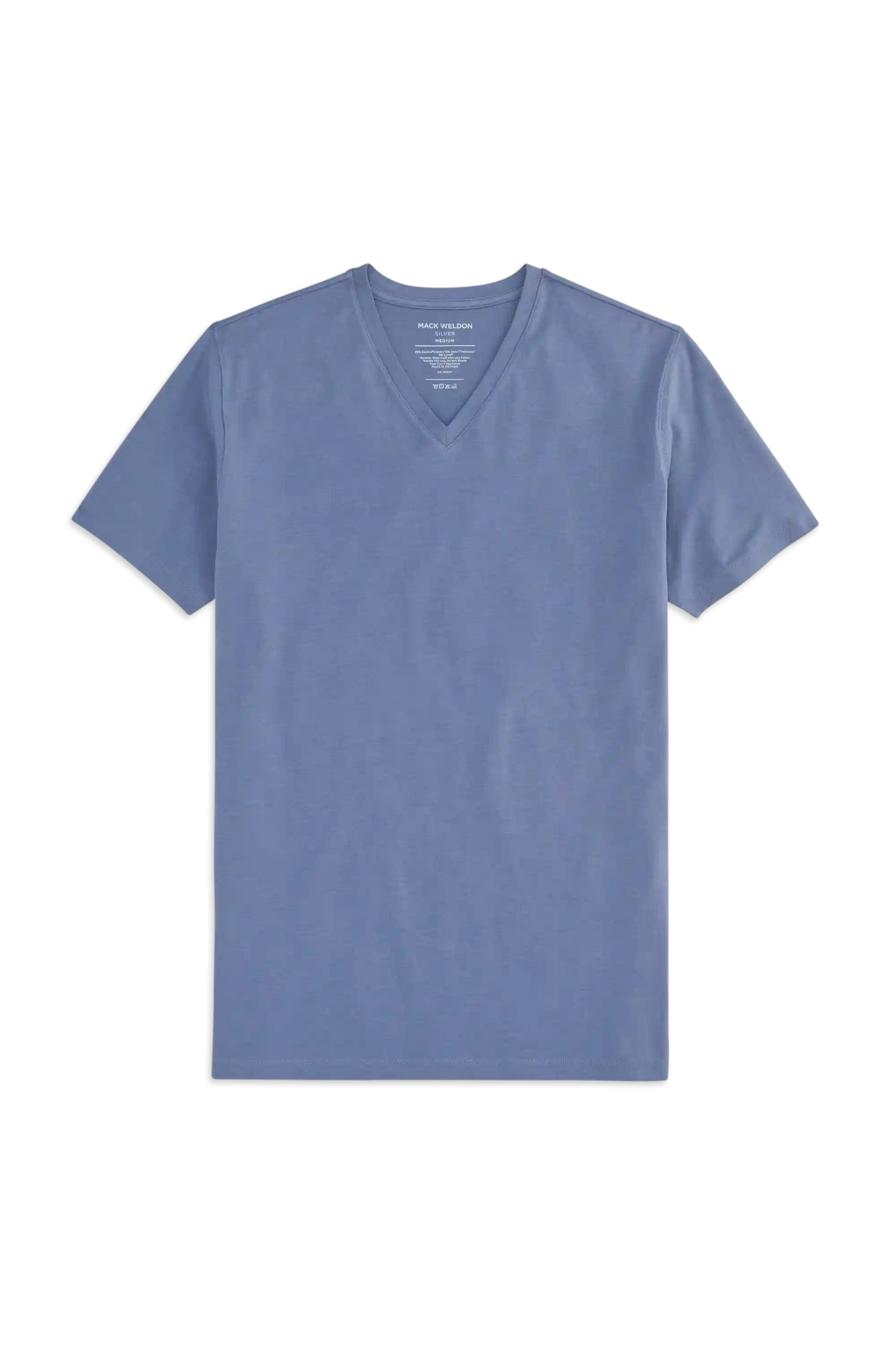 SILVER V-Neck T-Shirt