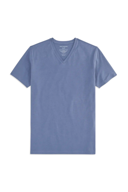 SILVER V-Neck T-Shirt