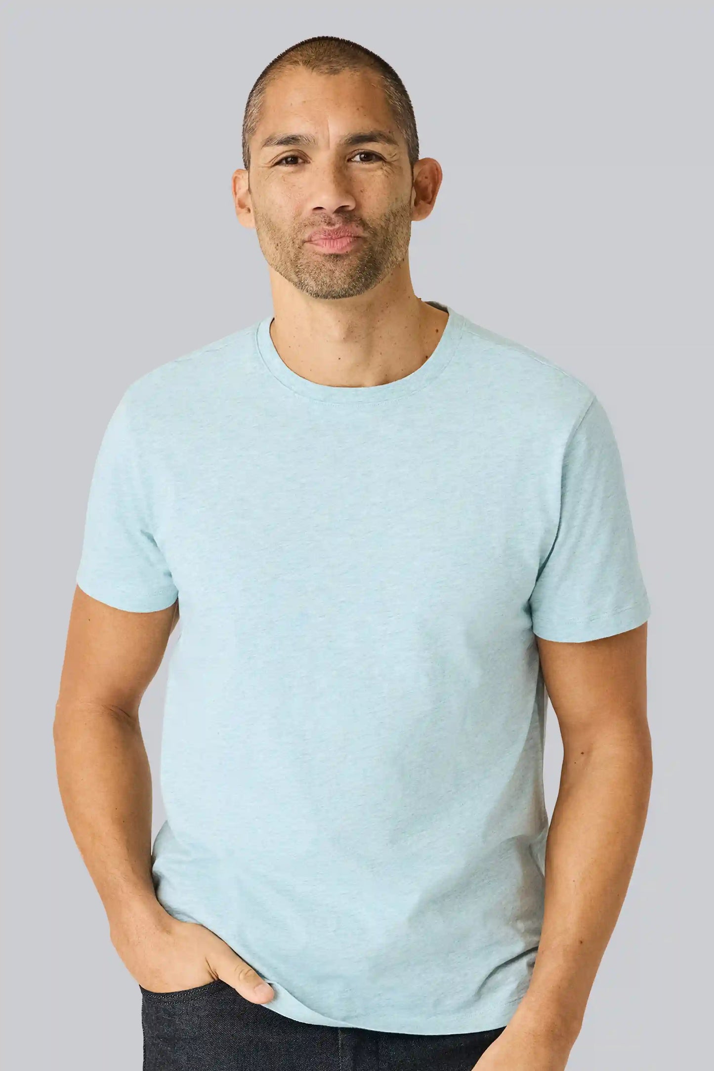 Slub Crew Neck T-Shirt