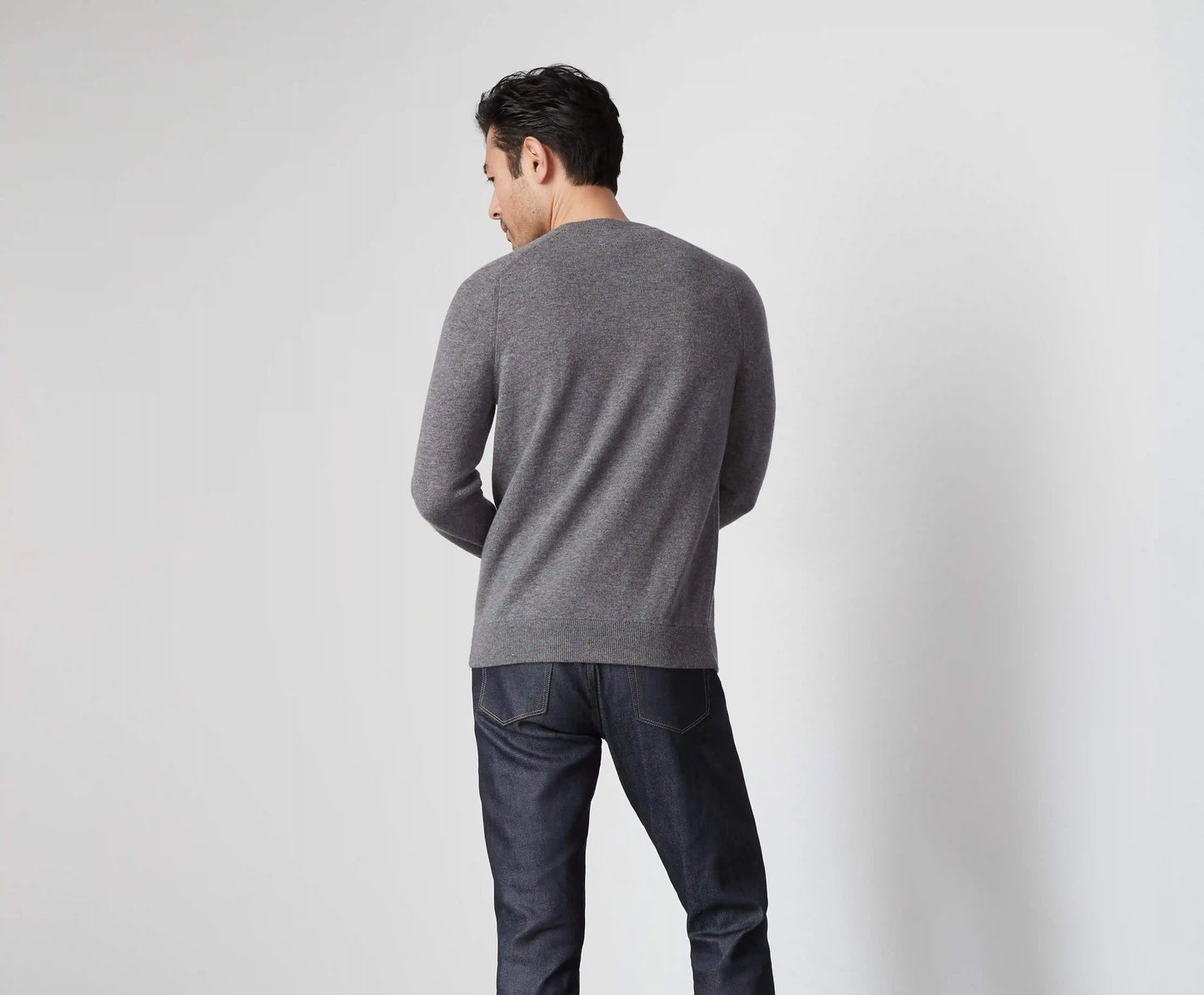 Tech Cashmere Crew Neck Sweater