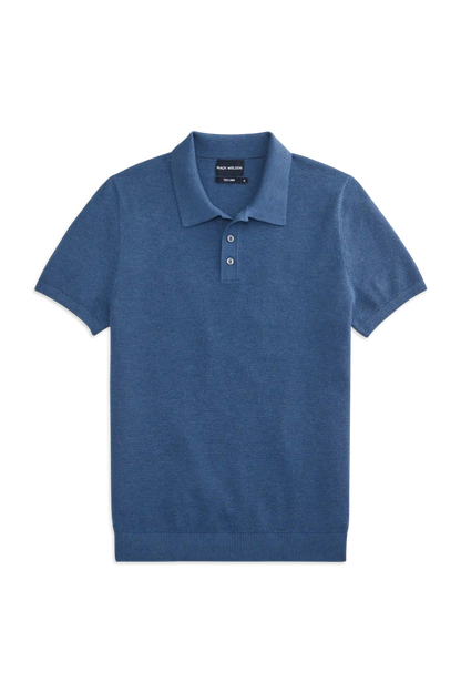 Tech Linen Sweater Polo