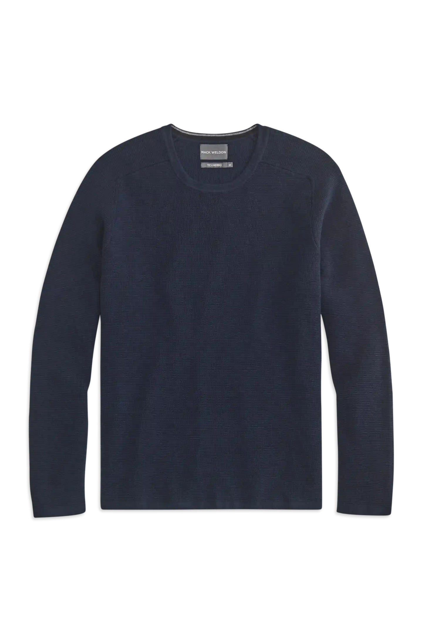 Tech Merino Waffle Crew Neck Sweater