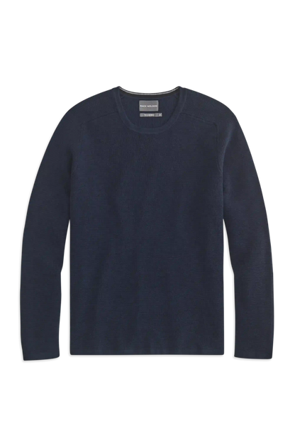 Tech Merino Waffle Crew Neck Sweater