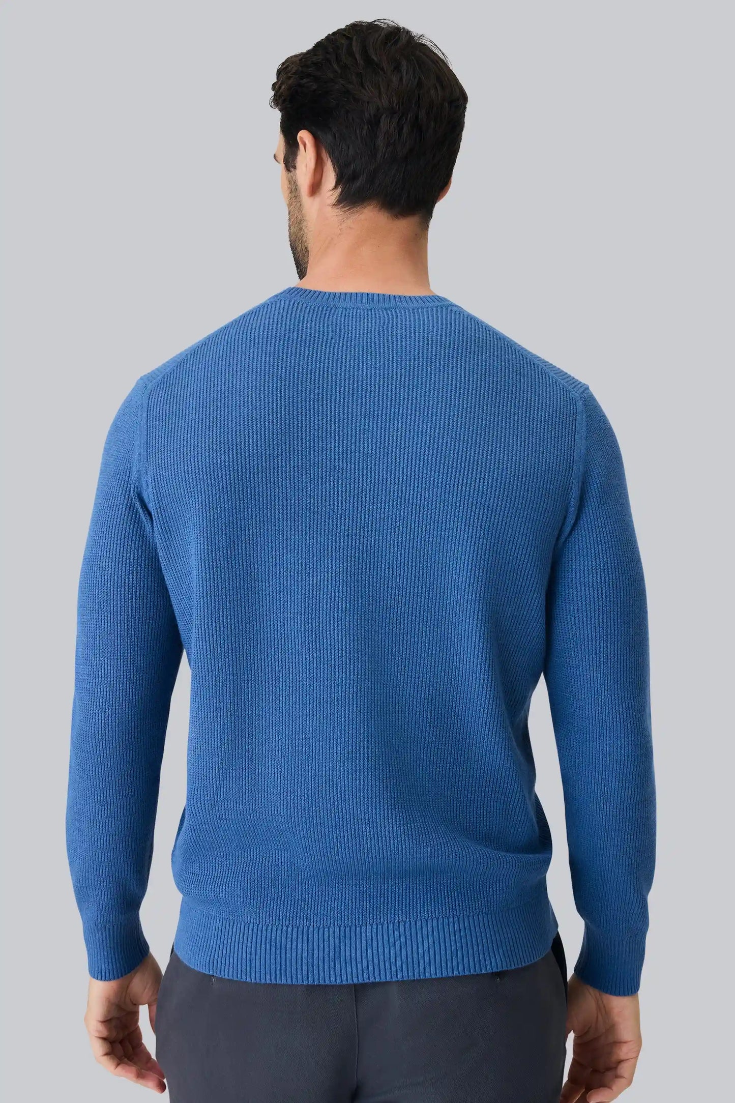 Tech Linen Long Sleeve Crew