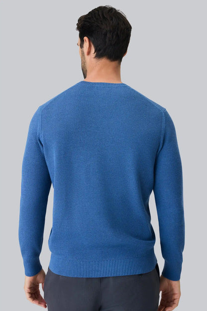 Tech Linen Long Sleeve Crew