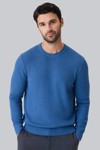 Tech Linen Long Sleeve Crew