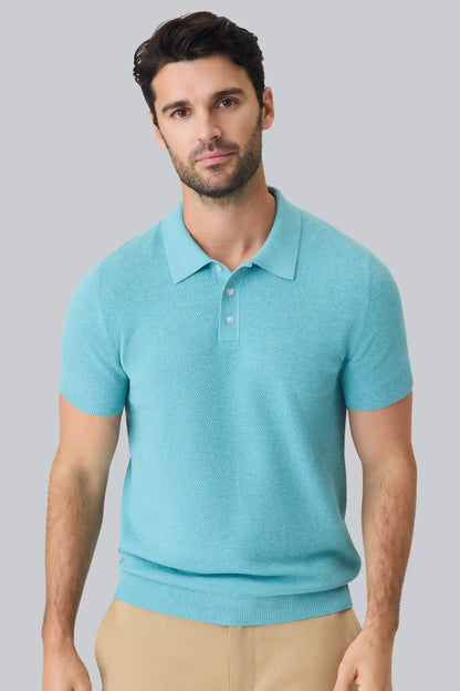 Tech Linen Sweater Polo