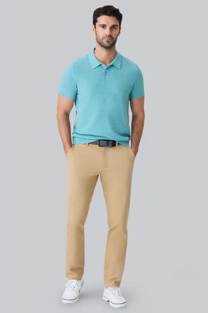 Tech Linen Sweater Polo
