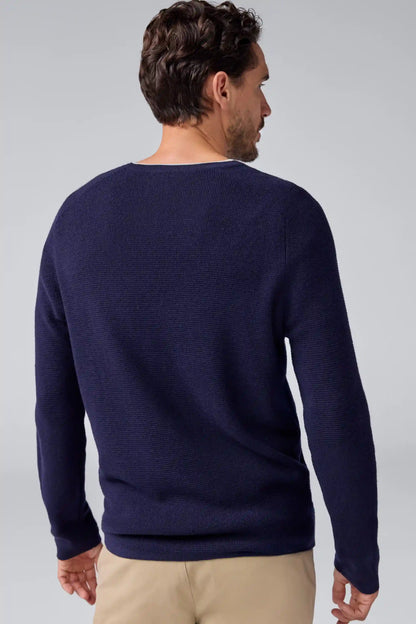 Tech Merino Waffle Crew Neck Sweater