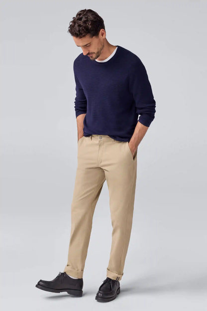 Tech Merino Waffle Crew Neck Sweater