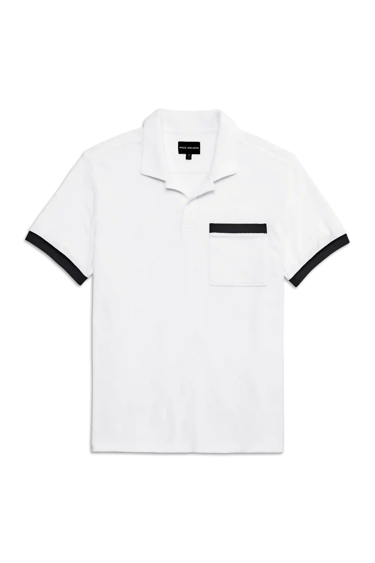 Terry Cloth Johnny Collar Polo