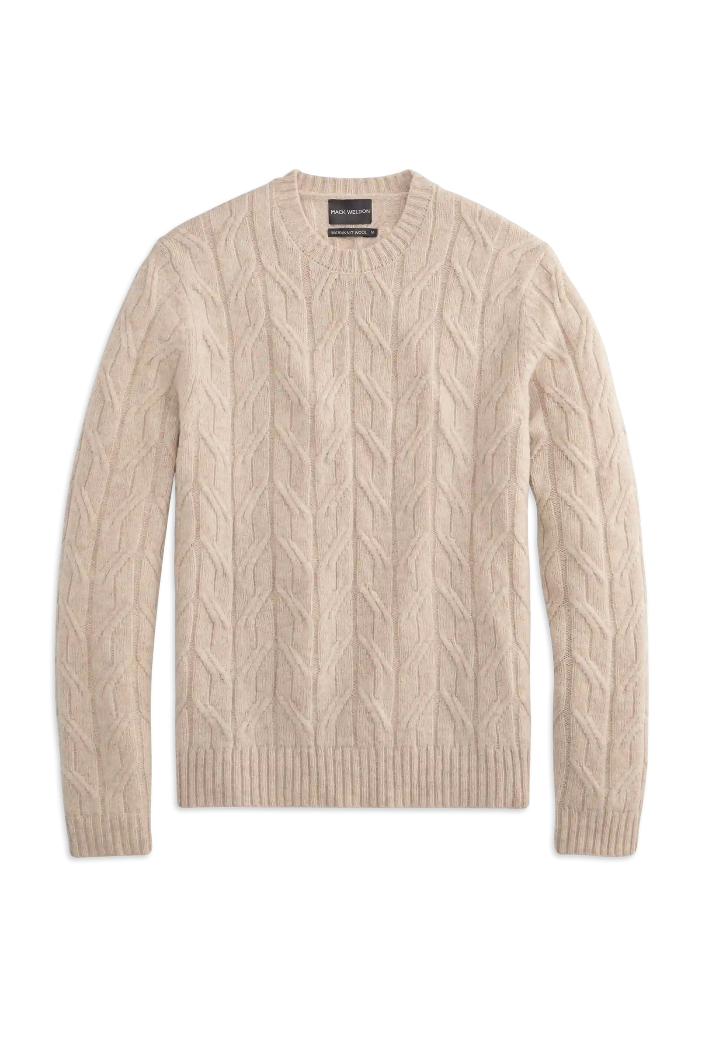 WARMKNIT Wool Crew Neck Sweater