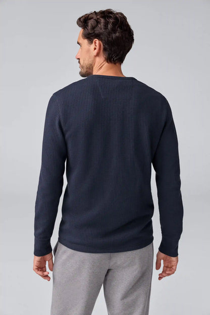 WARMKNIT Waffle Long Sleeve Henley