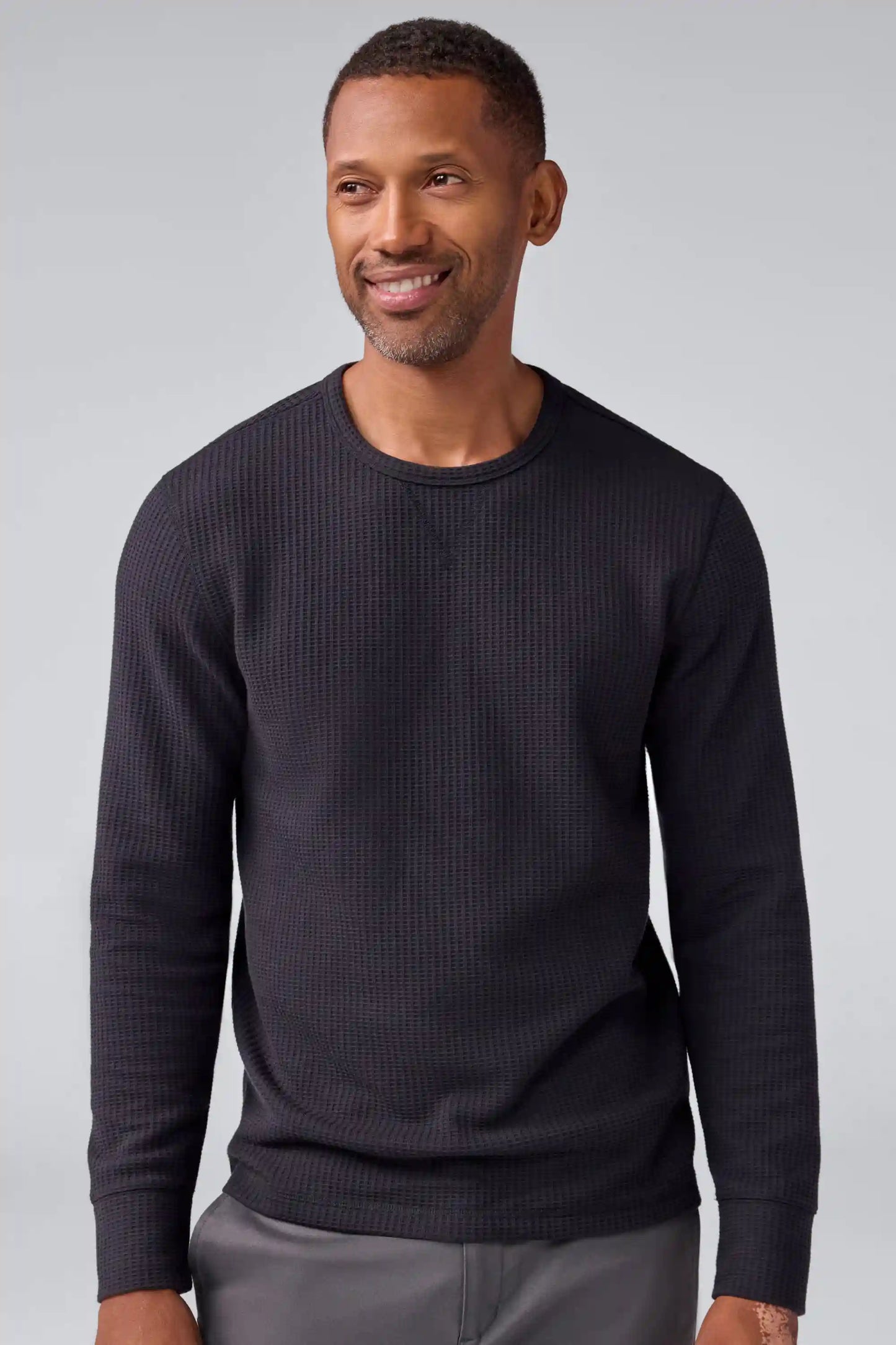 WARMKNIT Waffle Long Sleeve Crew