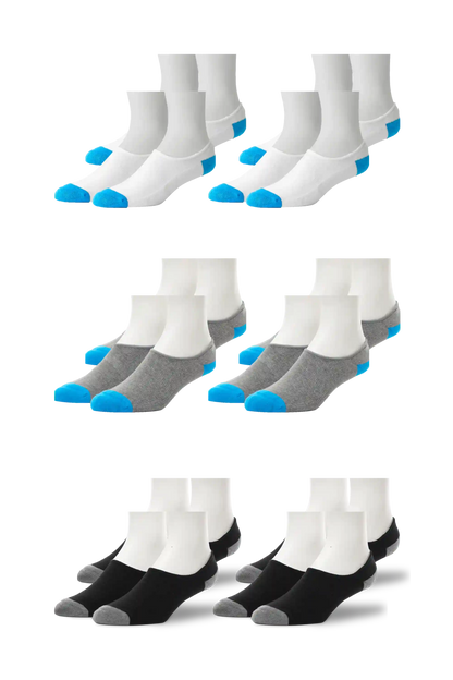 6-Pack Everyday No Show Sock