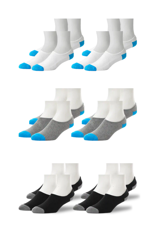 6-Pack Everyday No Show Sock